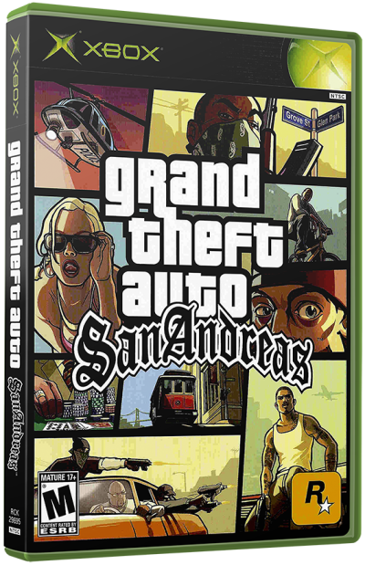 Grand Theft Auto - San Andreas (USA)3D boxes